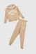 Костюм для дiвчинки ANGELOS 1035 худі+штани 140 см Бежевий (2000990148117W) Фото 11 з 20