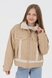 Куртка для дівчинки BM-910 164 см Бежевий (2000990260505D) Фото 1 з 13