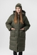 Куртка зимова жіноча 8801 One Size Хакі (2000990131089W) Фото 1 з 20