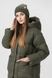Куртка зимова жіноча 8801 One Size Хакі (2000990131089W) Фото 3 з 20