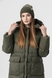 Куртка зимова жіноча 8801 One Size Хакі (2000990131089W) Фото 2 з 20