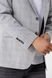 Піджак з візерунком чоловічий Redpolo 493 56 Сірий (2000990484550D) Фото 6 з 16