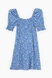 Платье однотонное Firesh 8026 L Голубой (2000989722823S) Фото 7 из 8