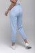 Спортивні штани жіночі 23-1410 L/XL Блакитний (2000989374190D) Фото 4 з 11