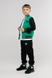 Спортивний костюм для хлопчика (кофта, штани) Lizi 591 116 см Зелений (2000989981107W) Фото 1 з 18