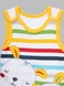 Песочник + футболка для малышей Mini Papi 1172 68 см Желтый (2000990599339A) Фото 7 из 14