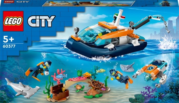 Конструктор LEGO City 60377 Дослідницький підводний човен (5702017416373)