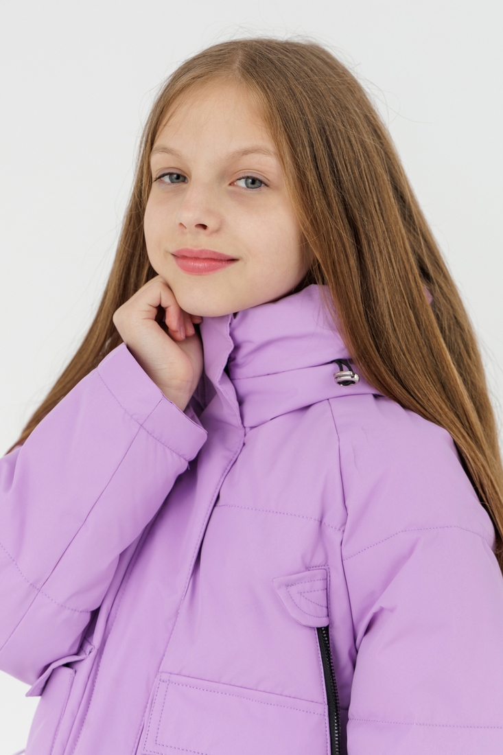 Фото Куртка для дівчинки BM226 116 см Бузковий (2000990572042D)