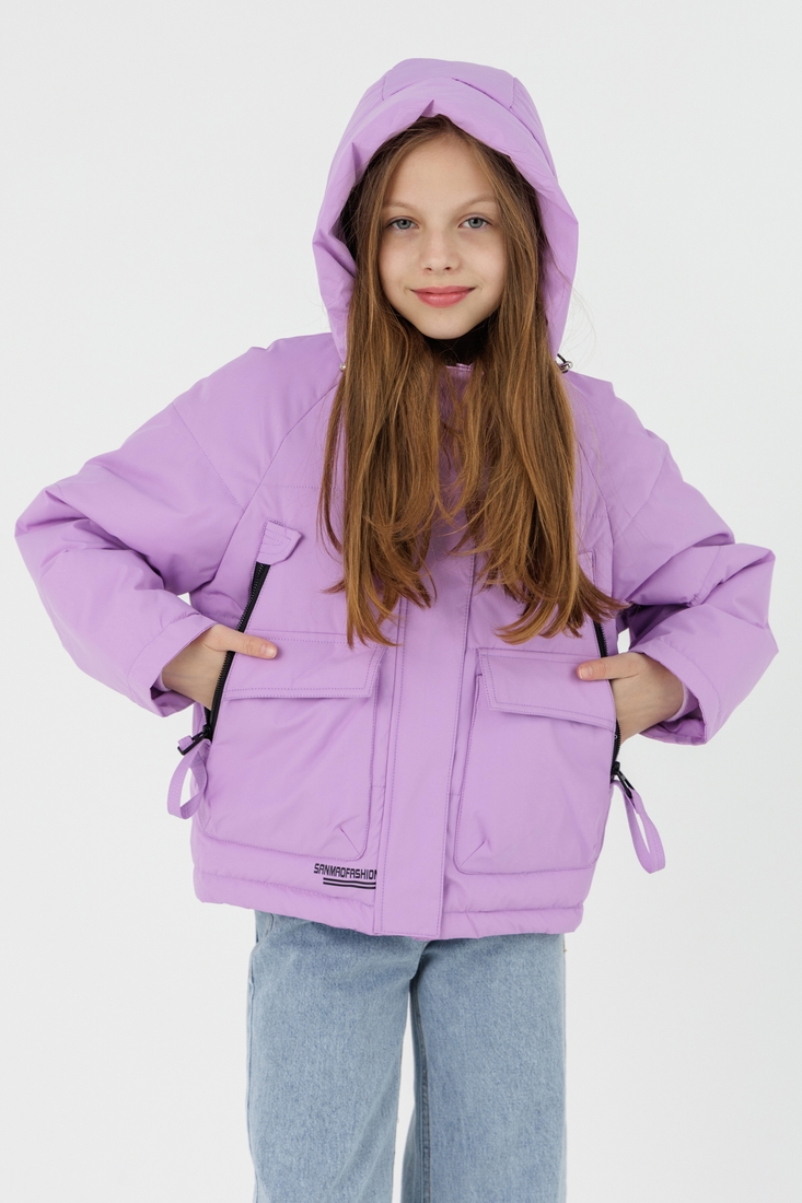 Фото Куртка для девочки BM226 116 см Сиреневый (2000990572042D)