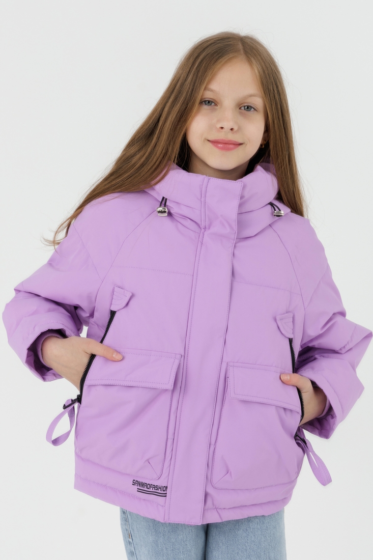 Фото Куртка для дівчинки BM226 116 см Бузковий (2000990572042D)