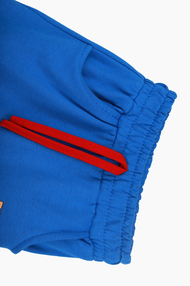 Фото Спортивні штани еврозима з принтом для хлопчика Atabey 4168.0 104 см Синій (2000989496304D)