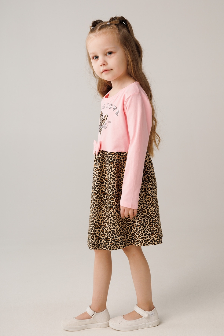 Фото Платье с принтом для девочки Atabey 50353.0 110 см Розовый (2000990423900D)