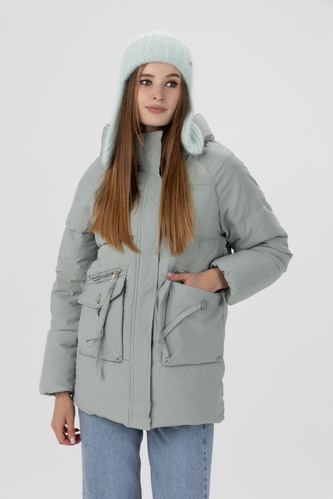 Фото Куртка зимова жіноча 8310 2XL Оливковий (2000989871491W)