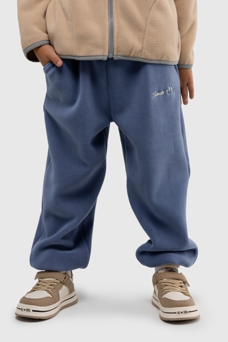 Фото Спортивные штаны однотонные для мальчика Lizi 9107 116 см Синий (2000989835097W)