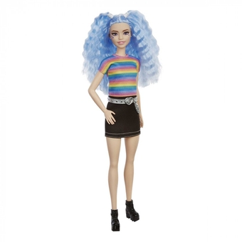 Лялька Barbie Модниця з блакитним волоссям GRB61 (887961900286)