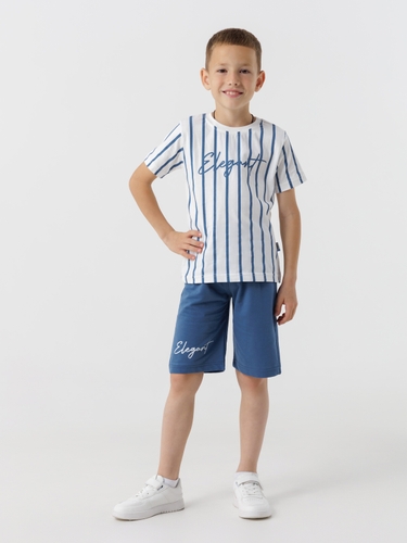 Фото Костюм футболка+шорты для мальчика Baby Show 5187 116 см Синий (2000990528162S)