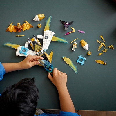 Конструктор LEGO NINJAGO Самолет Золотого дракона Зейна 71770 (5702017152028)