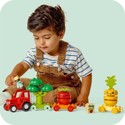 Конструктор LEGO DUPLO Трактор для вирощування фруктів та овочів 10982 (5702017416168)
