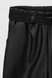 Штани однотонні джогери жіночі 834 48 Чорний (2000990228499W) Фото 9 з 12