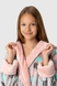 Халат для дівчинки POLAR Квадрат 11-12 років Рожевий (2000990048615A) Фото 3 з 14