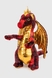 М'яка іграшка Динозавр FeiErWanJu 2 Червоний (2000990386199) Фото 1 з 3