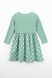 Платье с узором для девочки Toontoy 22259 98 см Зеленый (2000989638810D) Фото 8 из 10