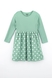 Платье с узором для девочки Toontoy 22259 116 см Зеленый (2000989638841D) Фото 7 из 10