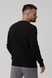 Пуловер однотонный мужской FIGO 6976 XL Черный (2000989965312) Фото 2 из 11