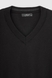 Пуловер однотонний чоловічий FIGO 6976 XL Чорний (2000989965312) Фото 8 з 11