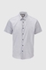 Рубашка классическая однотонная мужская Redpolo 3916 3XL Светло-серый (2000990622051S) Фото 7 из 10