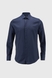 Рубашка мужская классическая однотонная Nacar 36002 S Темно-синий (2000990632883А) Фото 1 из 5