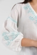 Рубашка вышиванка женская Park karon 23038 44 Бело-зеленый (2000990404480A) Фото 6 из 12