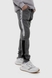 Спортивні штани для хлопчика манжет з принтом Hees 3035 176 см Сірий (2000990161581W) Фото 2 з 14