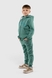 Спортивный костюм для мальчика (свитшот, штаны) Ecrin 2026 134 см Зеленый (2000990223012W) Фото 2 из 21