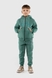 Спортивний костюм для хлопчика (світшот, штани) Ecrin 2026 134 см Зелений (2000990223012W) Фото 1 з 21