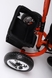 Велосипед 3-х колесный с капором, родительская ручка CBI6161 Оранжевый (2000989529279) Фото 7 из 9