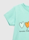 Костюм футболка+шорти для дівчинки Baby Show 16488 92 см М'ятний (2000990554178S) Фото 4 з 10