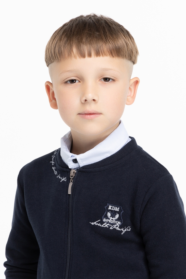 Фото Кофта з принтом для хлопчика SAFARI 247 128 см Темно-синій (2000989824404D)
