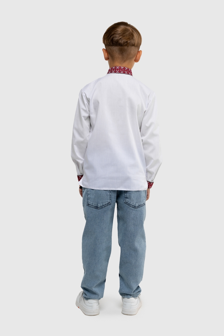 Фото Рубашка вышиванка для мальчика Veronika СЕРГЕЙКО-2 98 см Красный (2000990003133D)