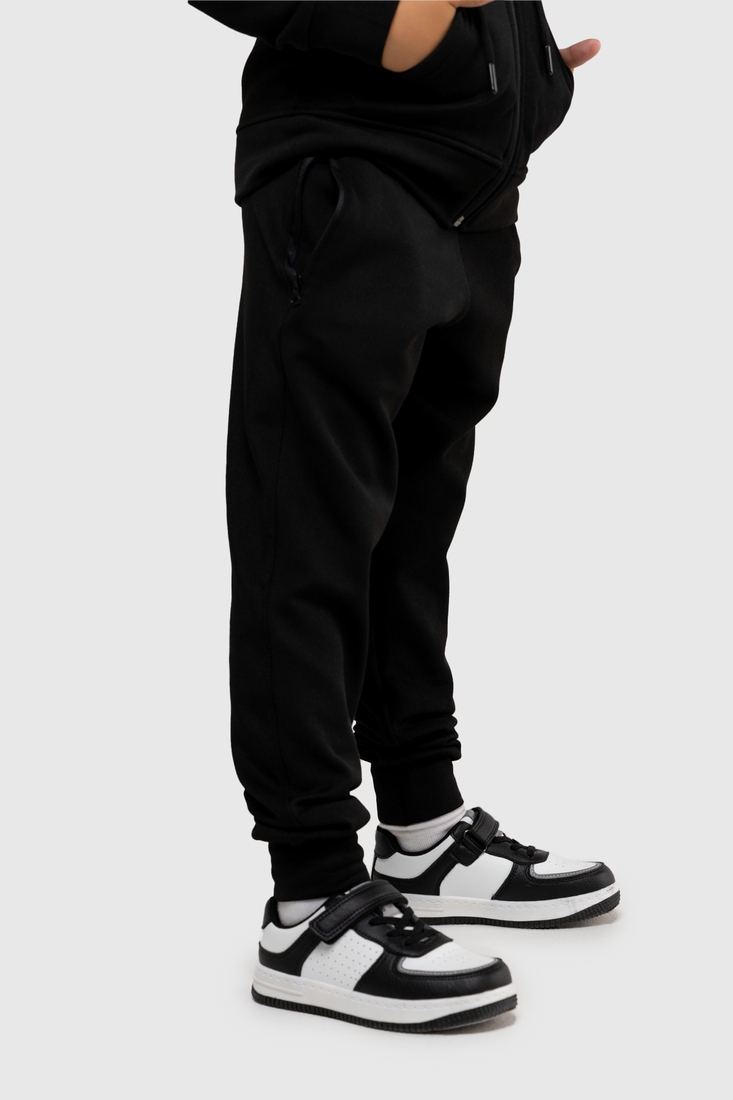 Фото Спортивний костюм для хлопчика ADK 2835 кофта + штани 146 см Чорний (2000989916376D)