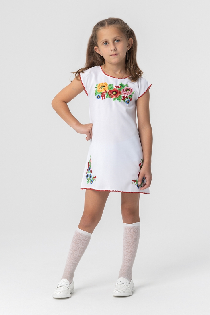 Фото Платье вышиванка для девочки КОЗАЧЕК ЛИЗА 116 см Разноцветный (2000990029508D)