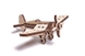 Механічно сувенірно-колекційна модель "Літак корсар" 0777 (4820195190777) Фото 1 з 5