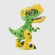 Робот динозавр батар. MY66-Q1203 Зелено-желтый звук, в кор. 18 х 14 х 7см (200098999900122) Фото 2 из 3