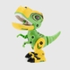 Робот динозавр батар. MY66-Q1203 Зелено-желтый звук, в кор. 18 х 14 х 7см (200098999900122) Фото 1 из 3