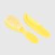 Щетка для волос с расческой Lindo Li 605 Желтый (4890210006055) Фото 2 из 3