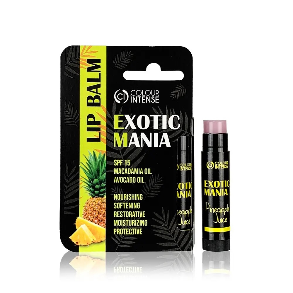 Colour Intense Бальзам для губ EXOTIC MANIA 5 г (01 сок ананаса) (4823083019181)
