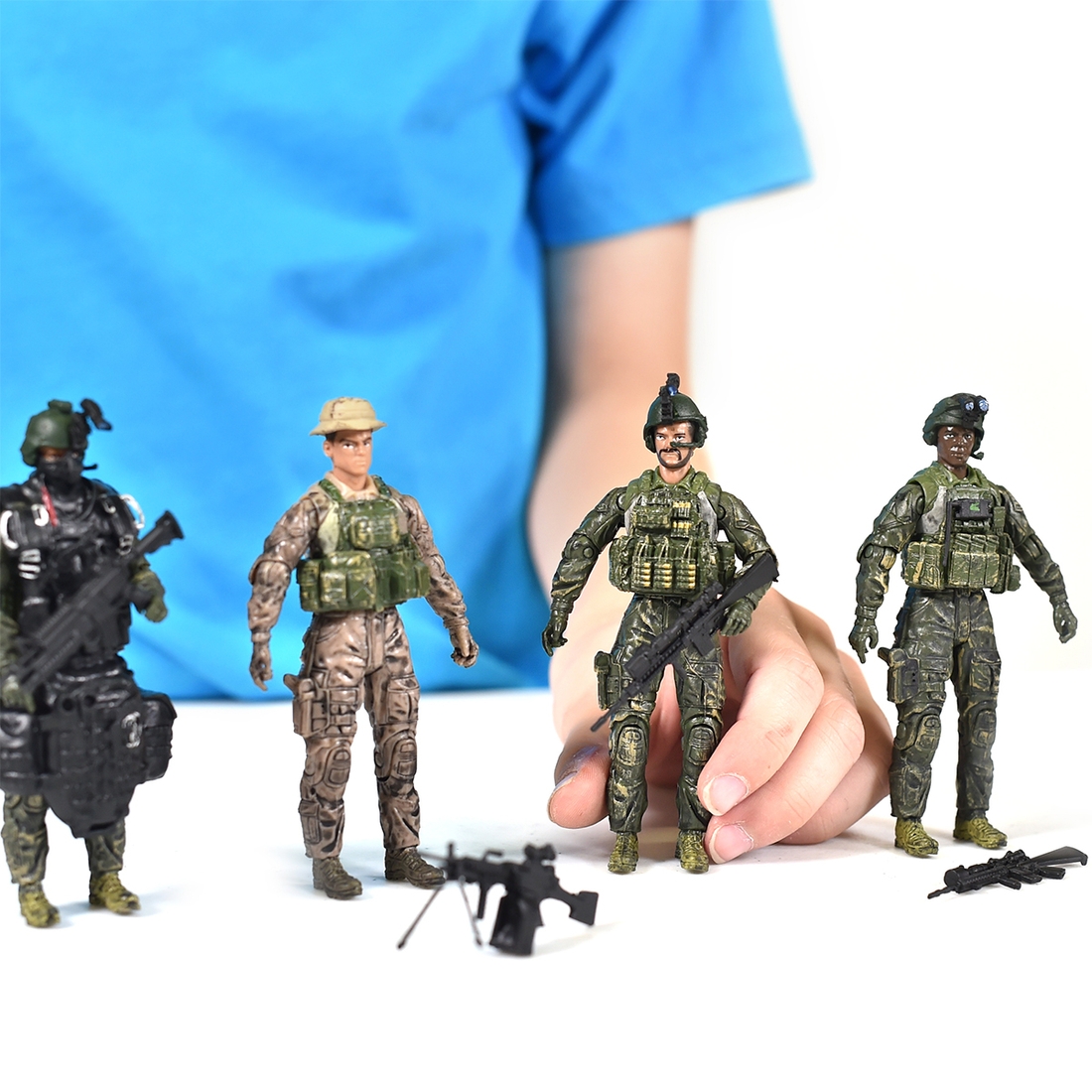 Фото Ігровий набір фігурок солдатів Морські Котики Elite Force 101837 Різнокольоровий (6900007317443)