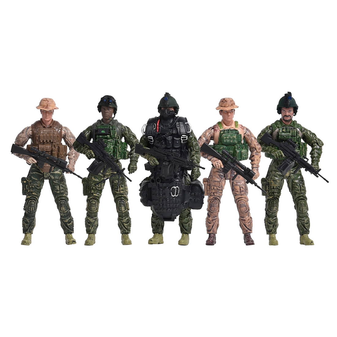 Фото Ігровий набір фігурок солдатів Морські Котики Elite Force 101837 Різнокольоровий (6900007317443)