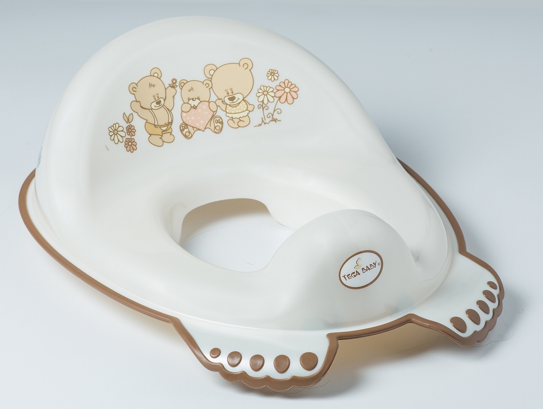 Фото Туалетное сиденье "Мишки" с резинками противоскользящими (Белая жемчужина) MS-016-118 (2000902109991)