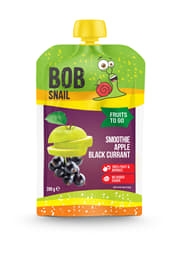 Bob Snail пюре смузі яблуко-чорна смородина 200г 7019 П (4820219347019)